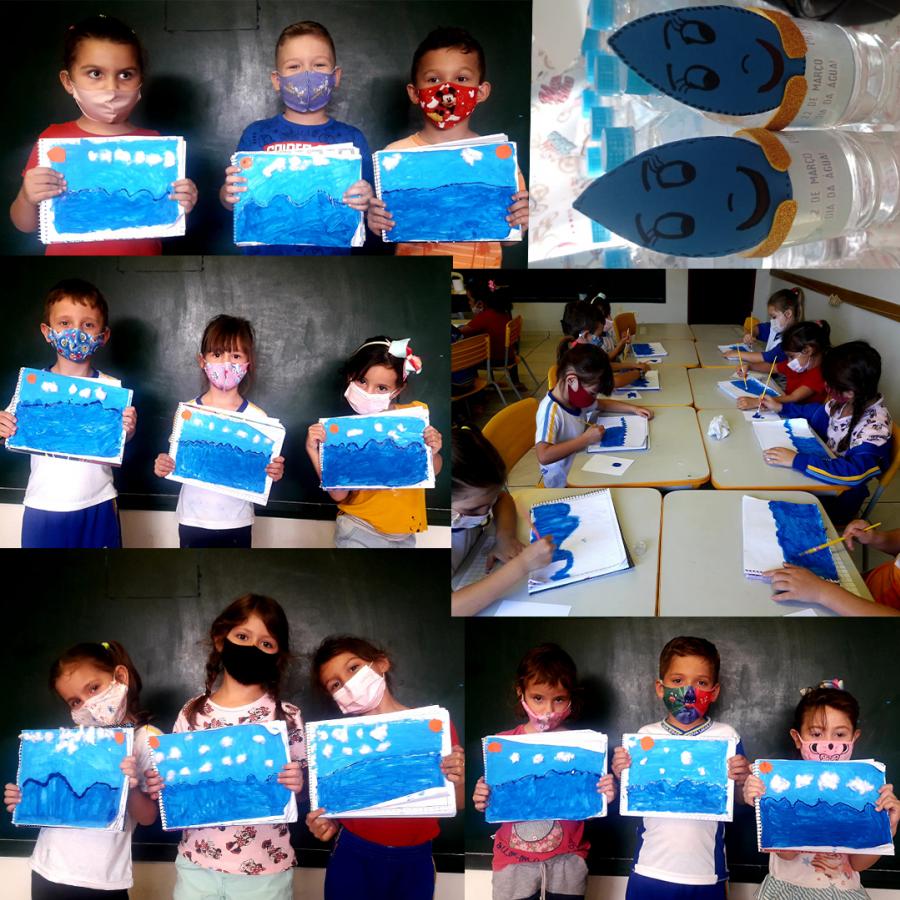ESCOLAS MUNICIPAIS REALIZAM TRABALHOS ALUSIVOS AO DIA DA ÁGUA